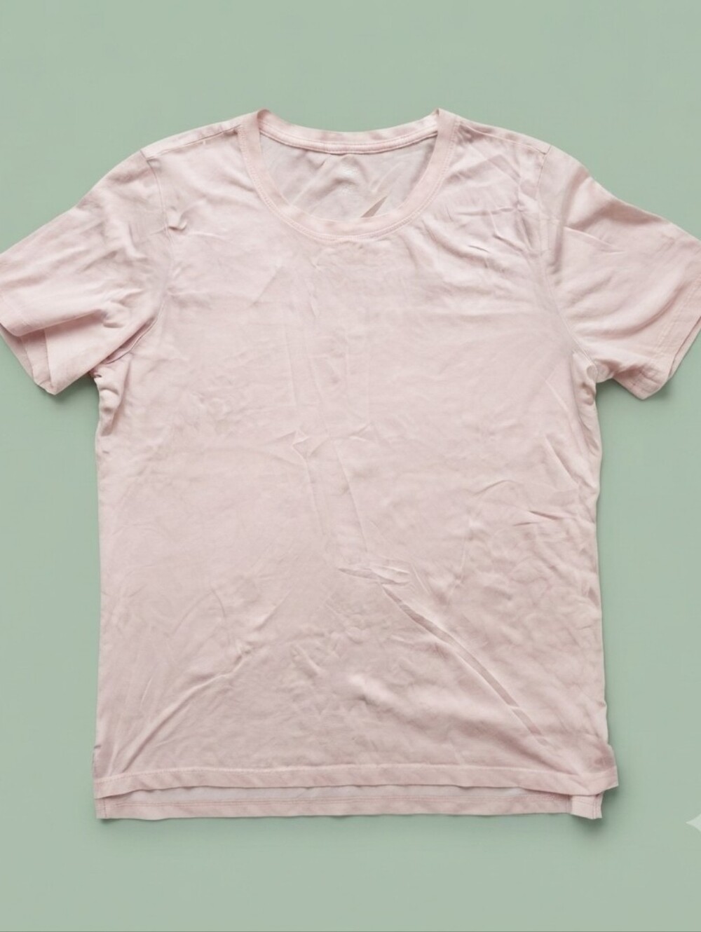 Member's Mark Ladies Essential Pima Cotton Modal Crewneck Tee - Size L - Light P
